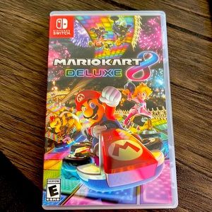 MarioKart Deluxe 8 video console game for Nintendo Switch. Only played once!
